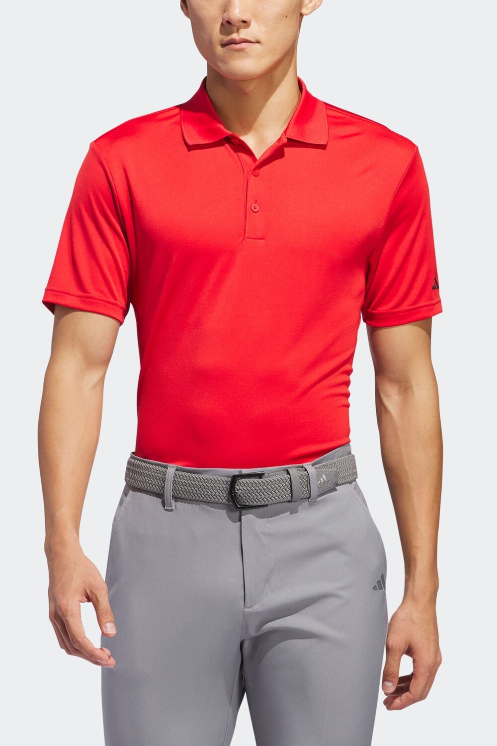Рубашка поло Adidas Golf, красный — фото 4