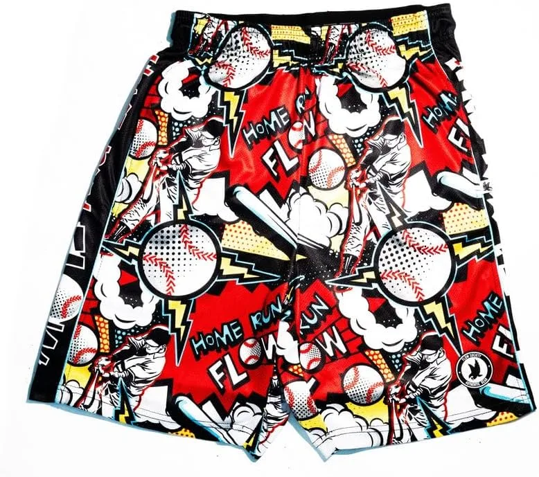 

Flow Society Home Run Attack мужские спортивные шорты с карманами