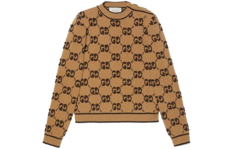 

GUCCI Женский кашемировый свитер, цвет Brown