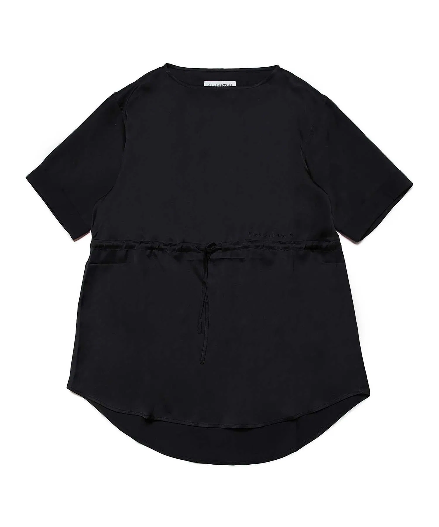 Женское платье MM6 Maison Margiela Kids & Junior короткое чёрное — фото 3