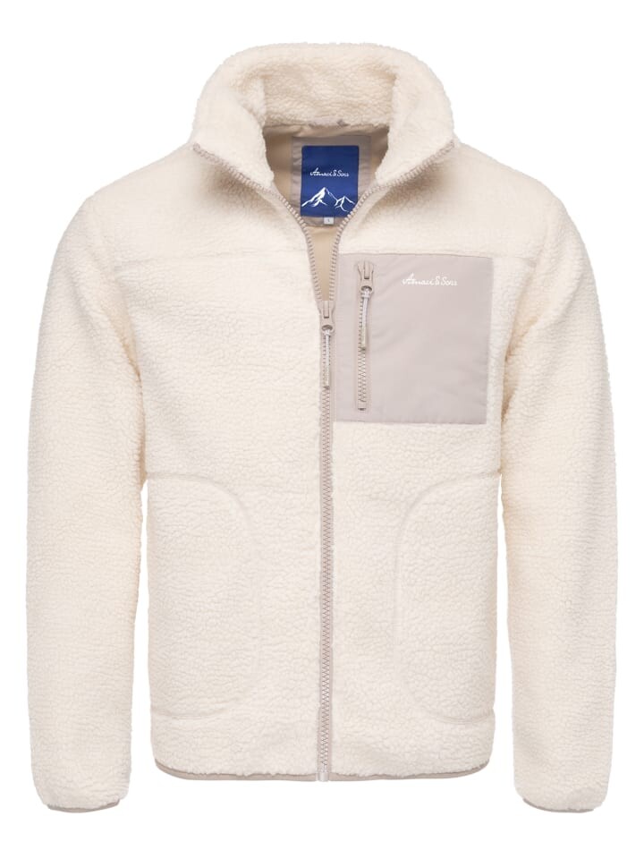 

Флисовая куртка Amaci&Sons YERMO, цвет cremeweiß