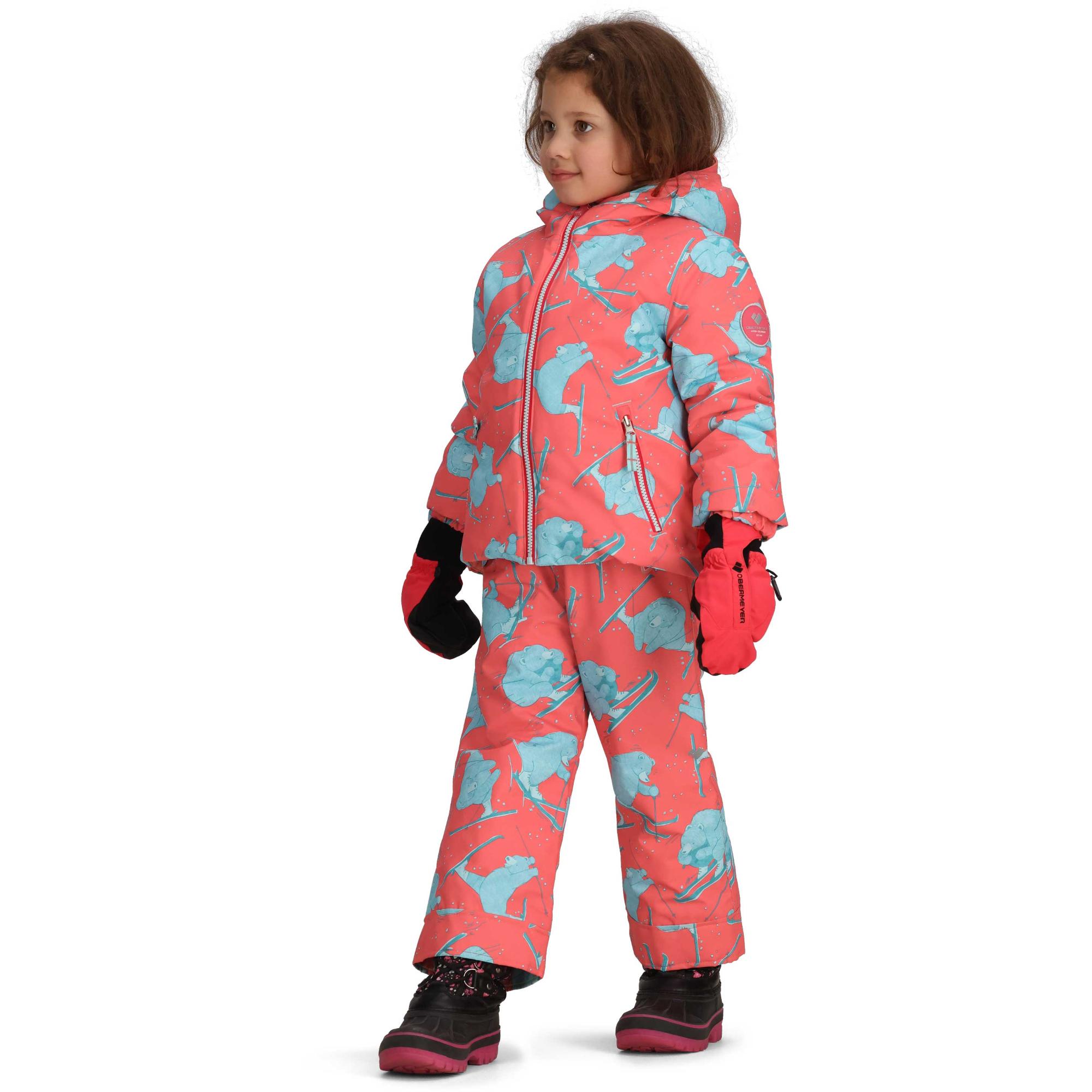 Зимняя куртка Ашор для маленьких девочек Obermeyer, Daffy Dayz Pink — фото 2