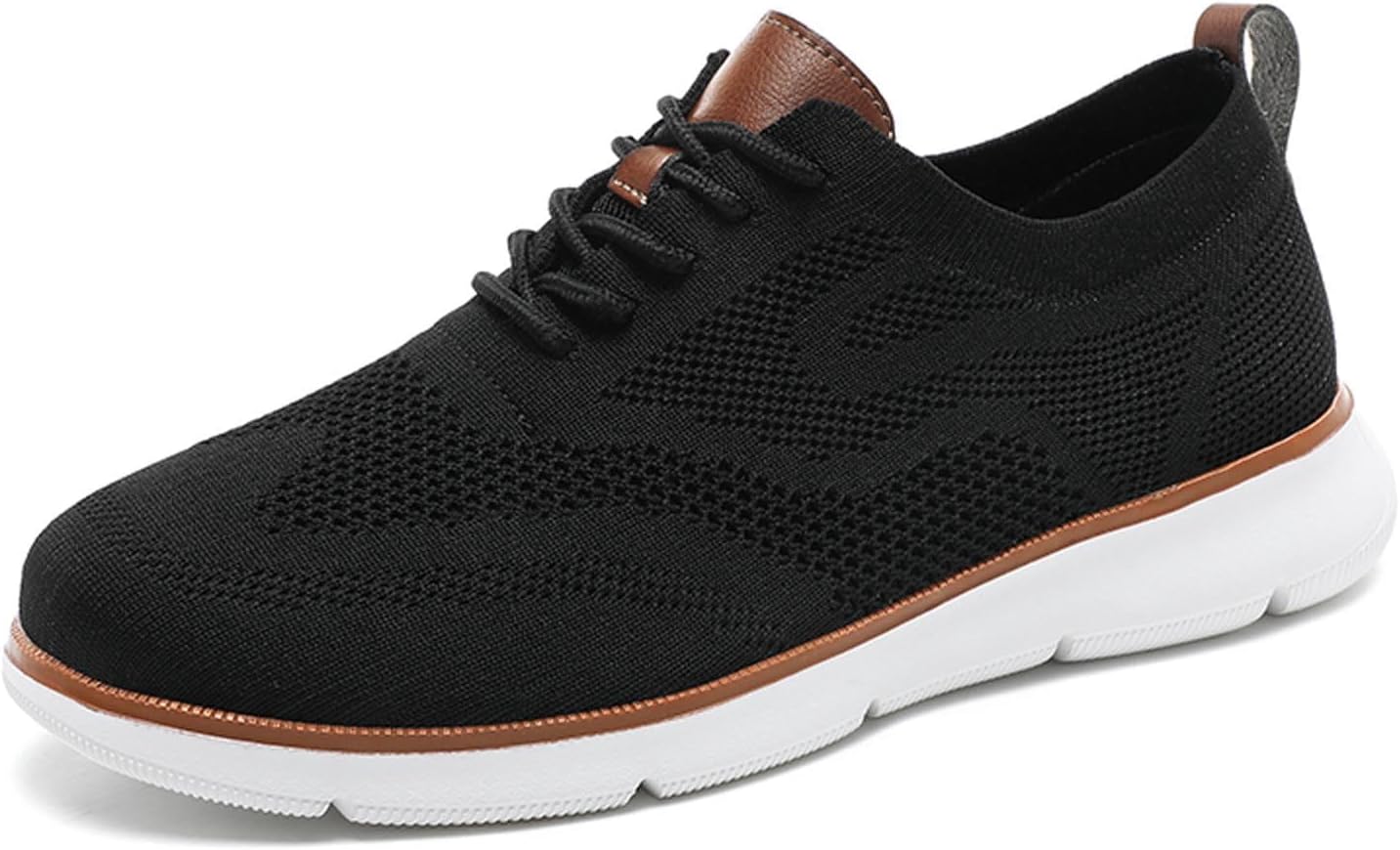 

Мужские кроссовки Business Casual Oxford с шнуровкой, легкие кроссовки с дышащим верхом, обувь для бизнеса, повседневная ходьба, удобные туфли для работы, путешествий и ежедневных поездок Toumov, белый