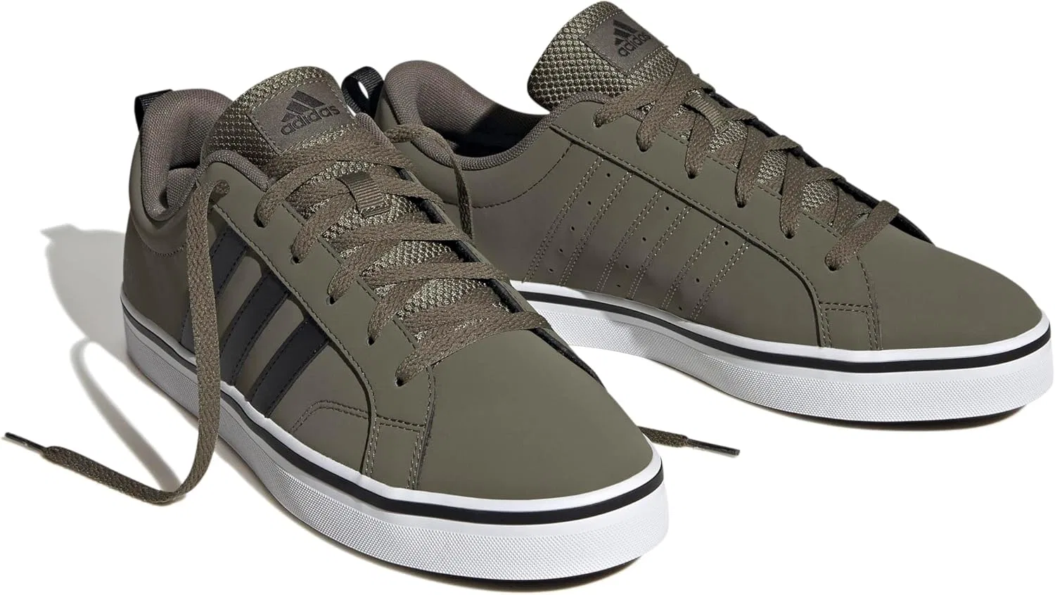 Кроссовки Adidas Unisex Vs Pace 2.0, Olive Strata Core Black Ftwr White — фото 4