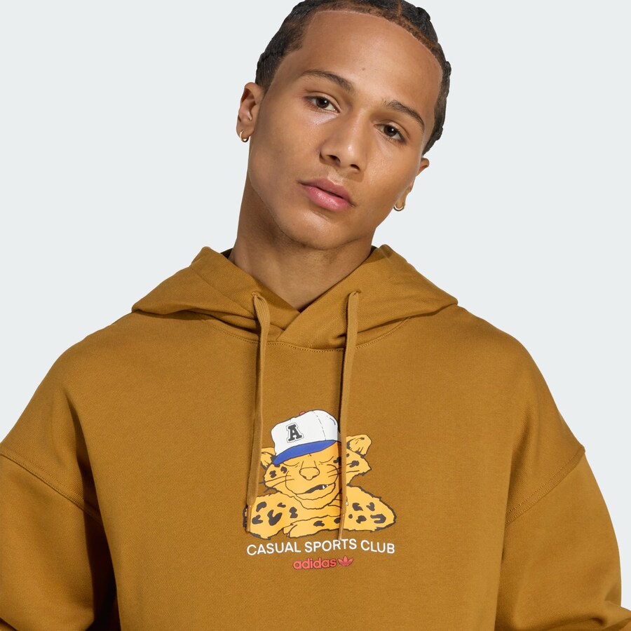 Толстовка ADIDAS ORIGINALS Wabash, коричневый — фото 3