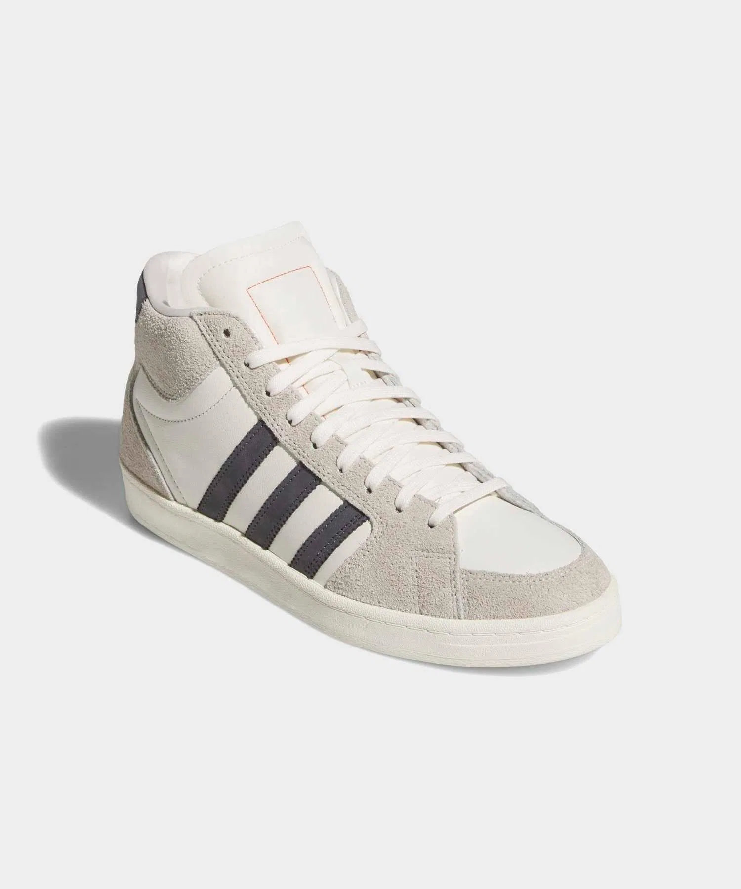 Унисекс кеды из натуральной кожи SUPERSKATE adidas Originals серые — фото 4