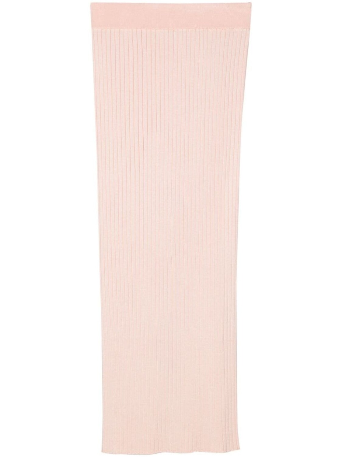 

Jil Sander юбка миди в рубчик, розовый