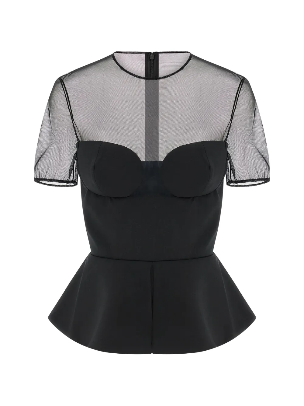 

Блузка с прозрачным вырезом Nensi Dojaka, черный