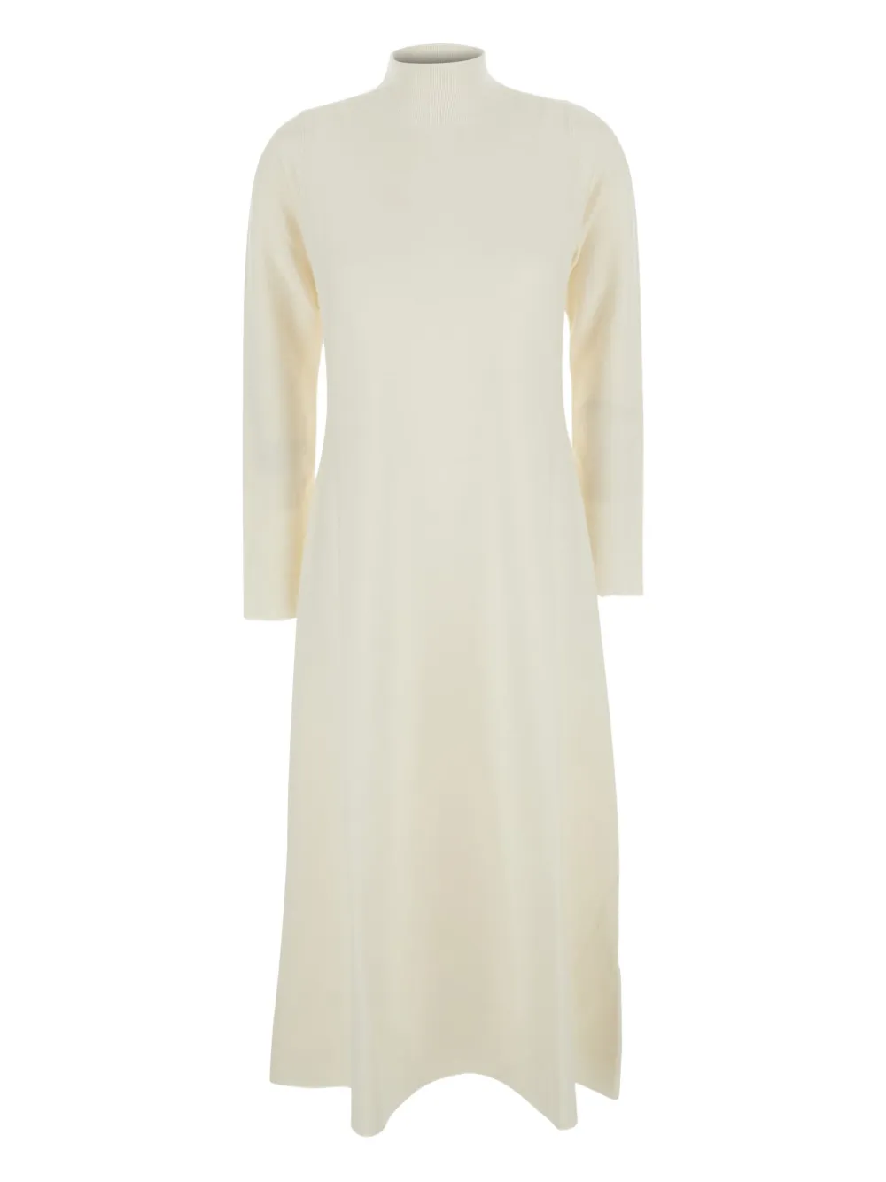 

Миди-платье с воротником-стойкой Antonelli, белый
