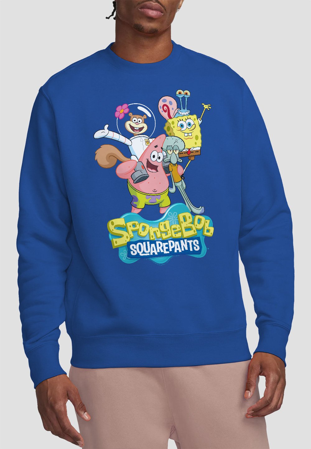 

Толстовка SPONGEBOB SPONGEBOB GROUP SHOT Cotton Soul, синий