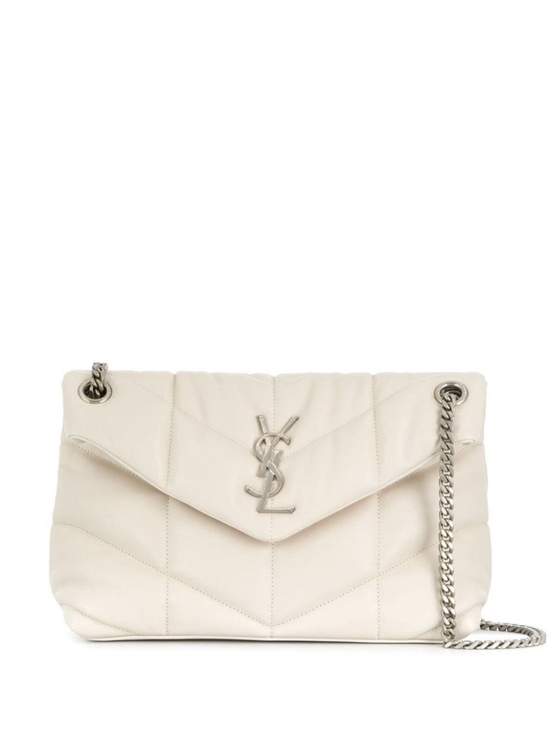 

Сумка на плечо Saint Laurent Loulou, нейтральный цвет