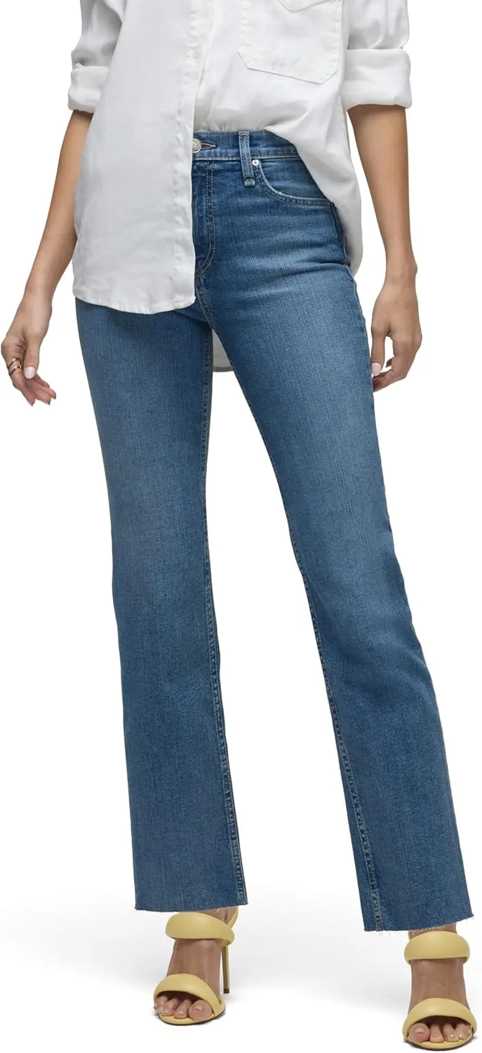 

Hudson Women's Remi джинсы с высокой посадкой, укороченные, прямые