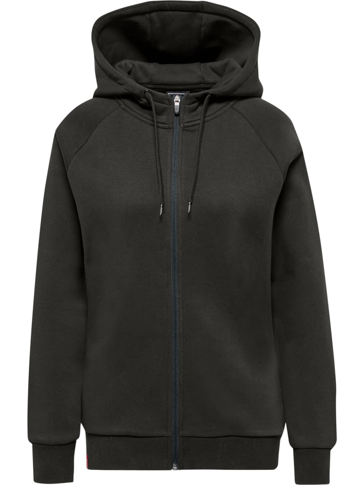 

Толстовка Hummel Reißverschluss Hoodie Raglanärmel Hmlred Multisport Damen, цвет RAVEN