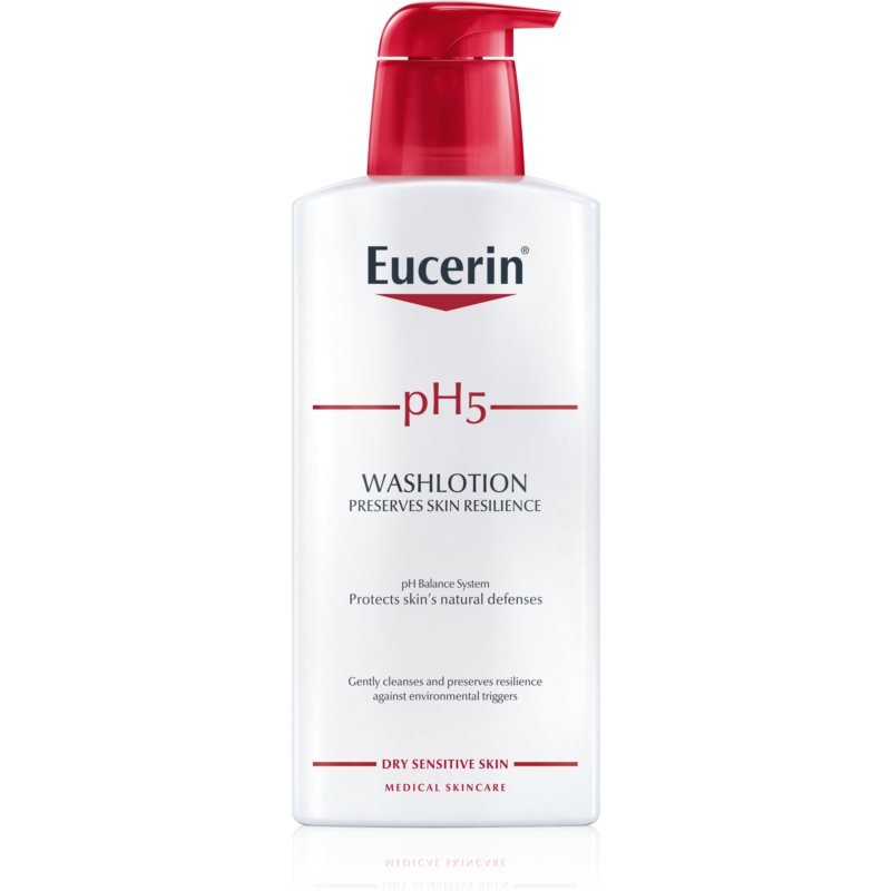 

Eucerin pH5 очищающая эмульсия для сухой и чувствительной кожи 400 мл
