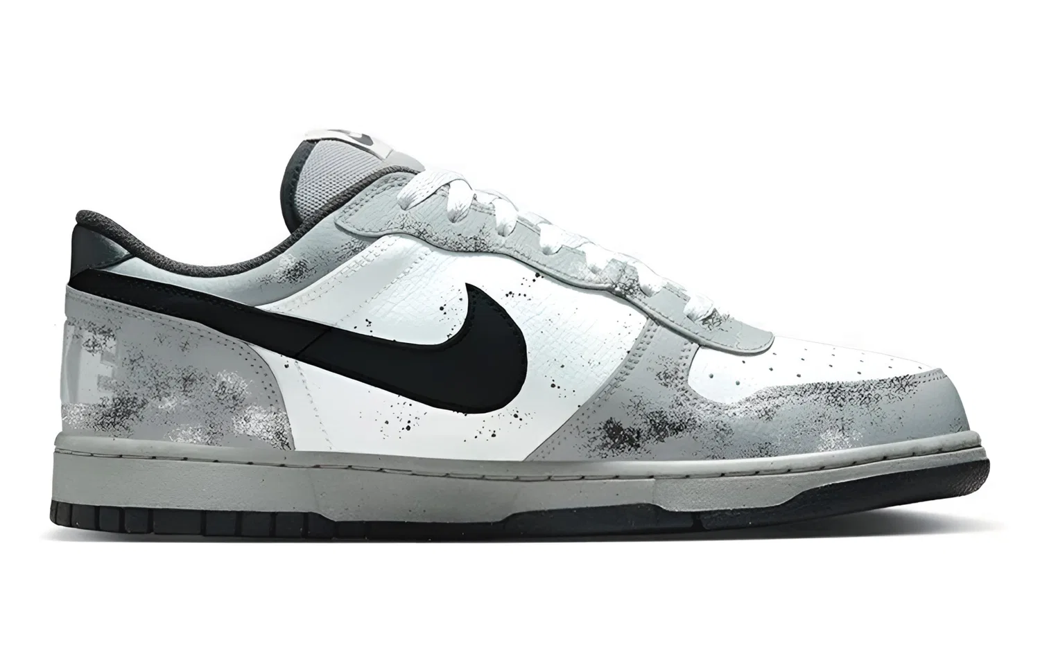 Кеды Nike Big Black White Gray — фото 4