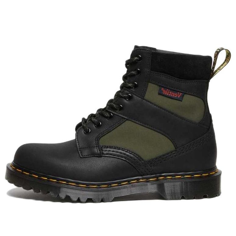 

Ботинки Dr. Martens 1460 Made in England Padded Panel Lace Up Boots 'Black Olive' 27754002, черный