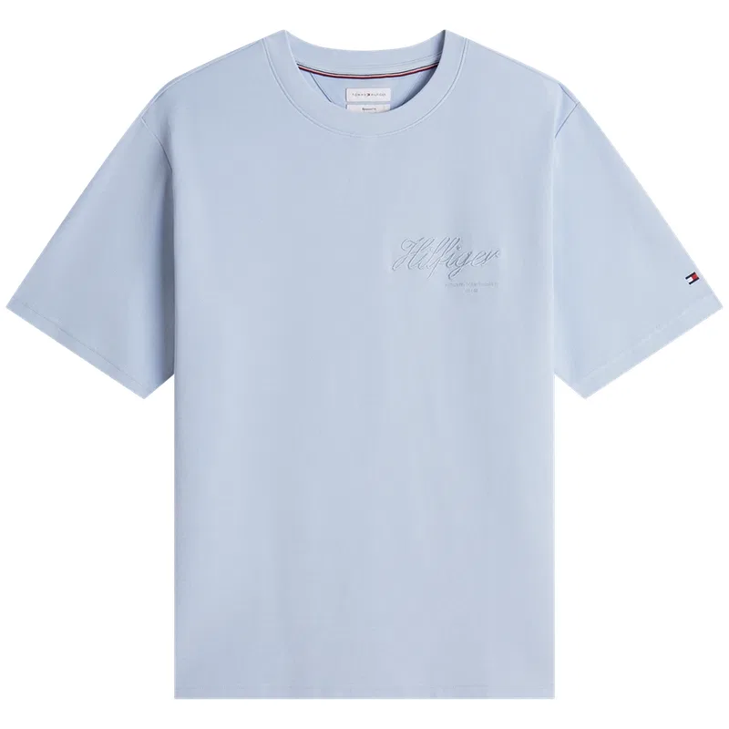 Футболка с круглым вырезом Tommy Hilfiger Light Blue
