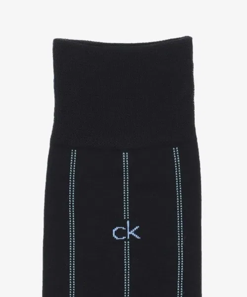 Носки Calvin Klein с антибактериальной обработкой, полосатые, темно-синие — фото 3