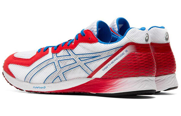 Кроссовки tartheredge 2 красные Asics, белый — фото 3