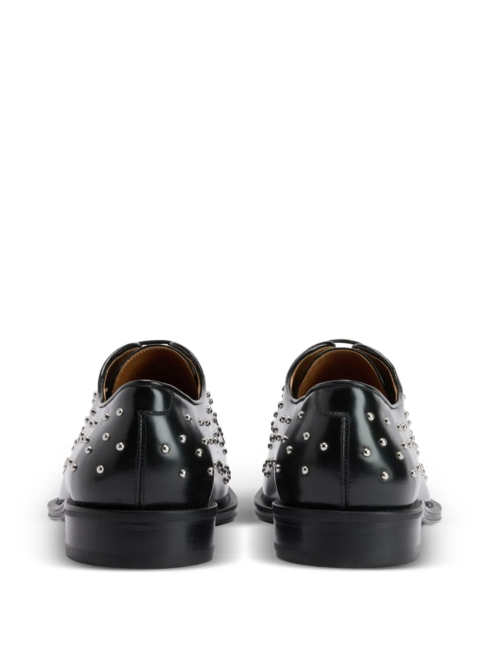 Туфли дерби Metal Dots Giuseppe Zanotti, черный — фото 3