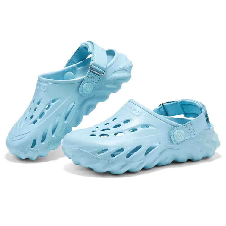 Клоги детские Skechers Kids голубые — фото 4