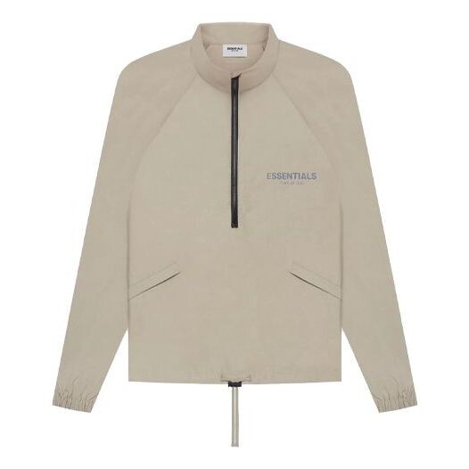 

Куртка Fear of God Essentials SS21 Half Zip Track Jacket Moss