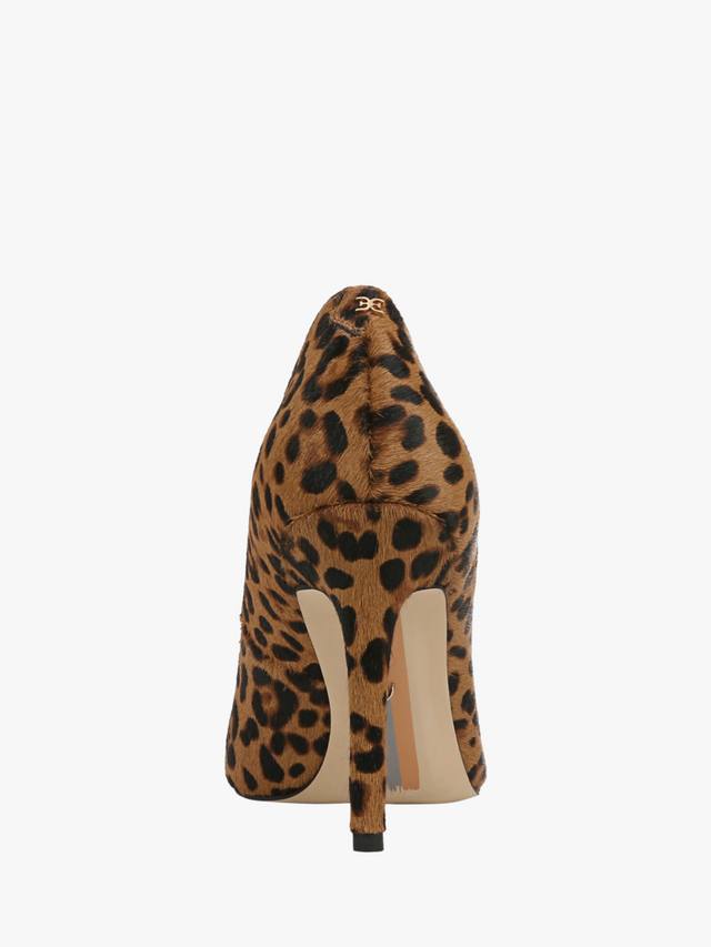Туфли-лодочки на шпильке из кожи цвета hazel Sam Edelman, Brown/Multi — фото 4
