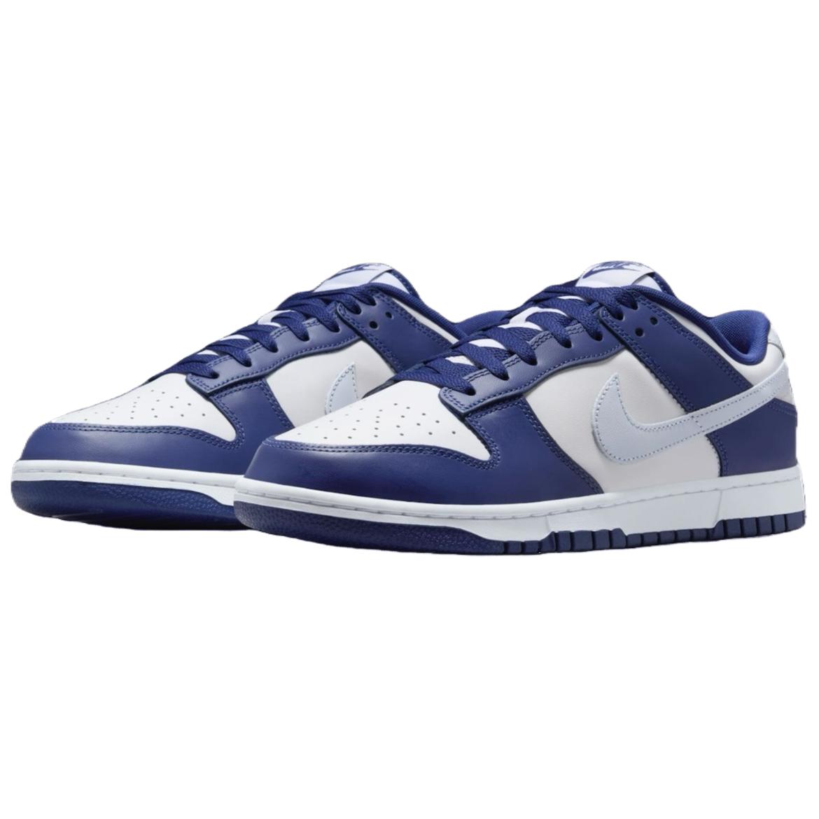 Dunk Low Deep Royal Football Grey Nike, White Blue — фото 3