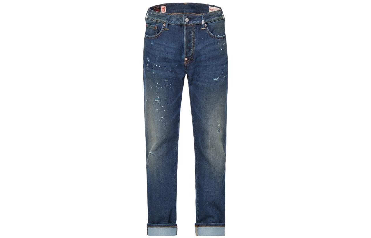 

Джинсы мужские деним синие Evisu, синий