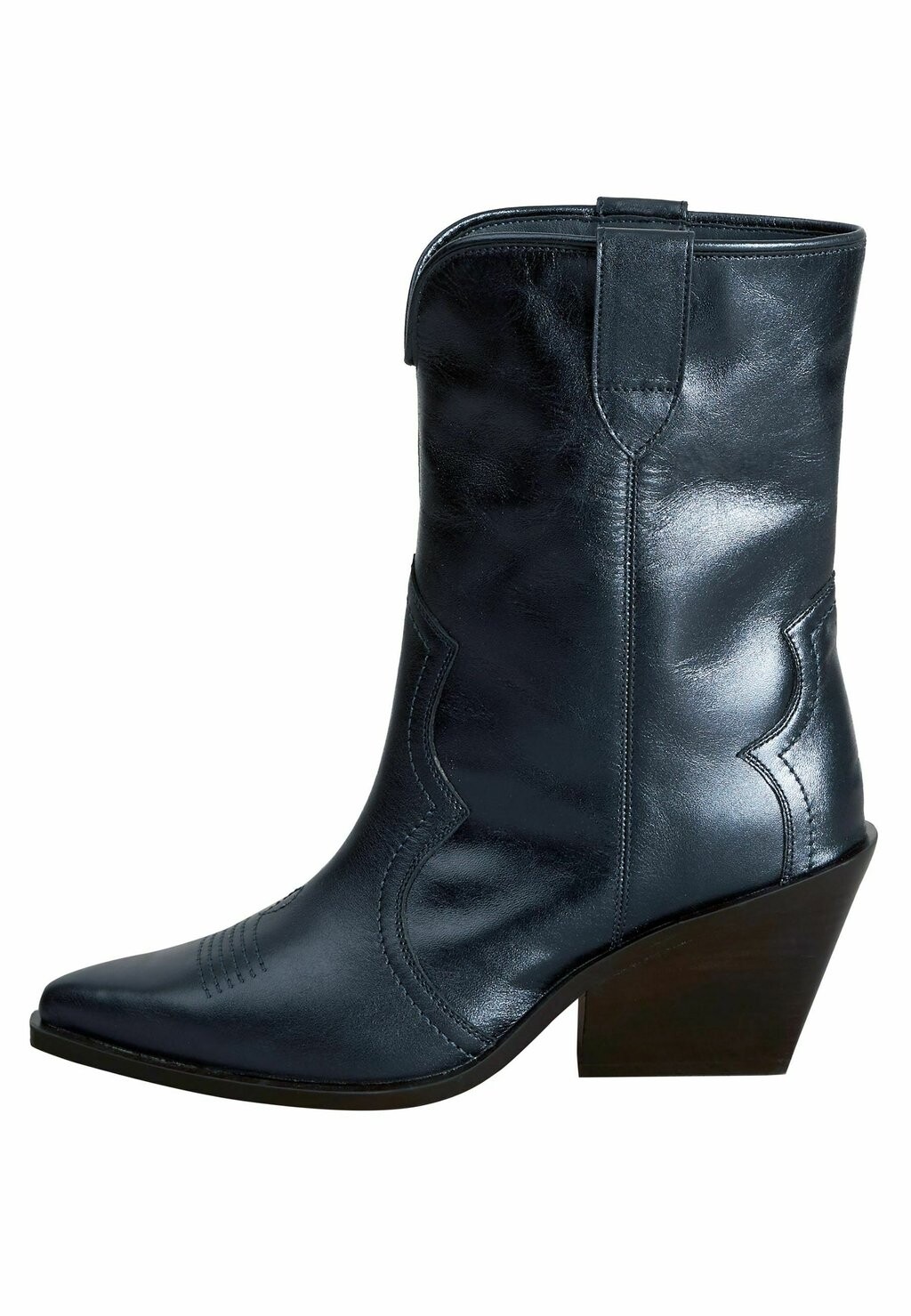 

Ботильоны в ковбойском/байкерском стиле SIGNATURE FOREVER COMFORT WESTERN Next, цвет navy metallic