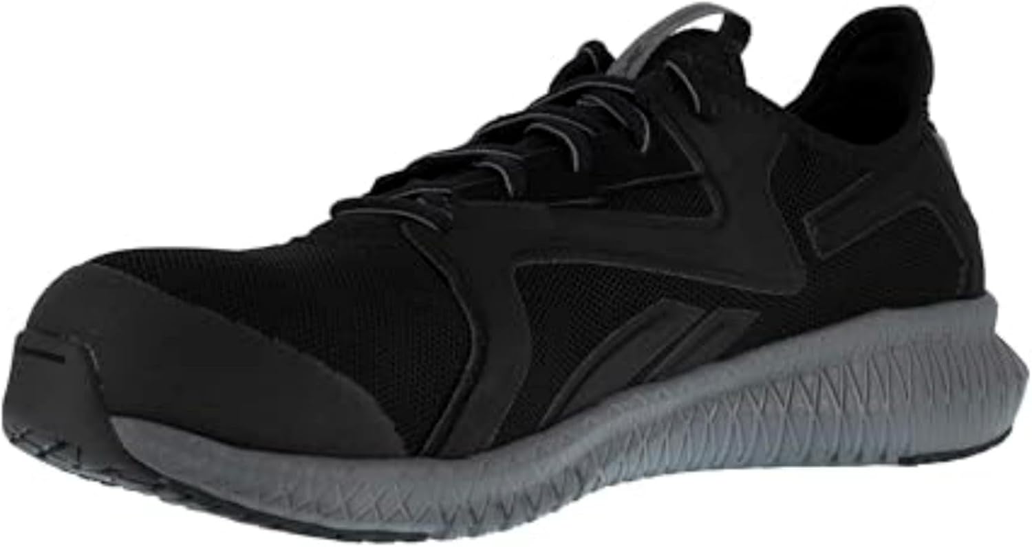 

Мужские оксфорды Reebok Work Flexagon 3.0 с композитным носком, черный/серый