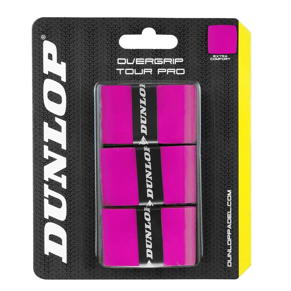 

Упаковка из 3 накладок Dunlop TOUR PRO, розовый