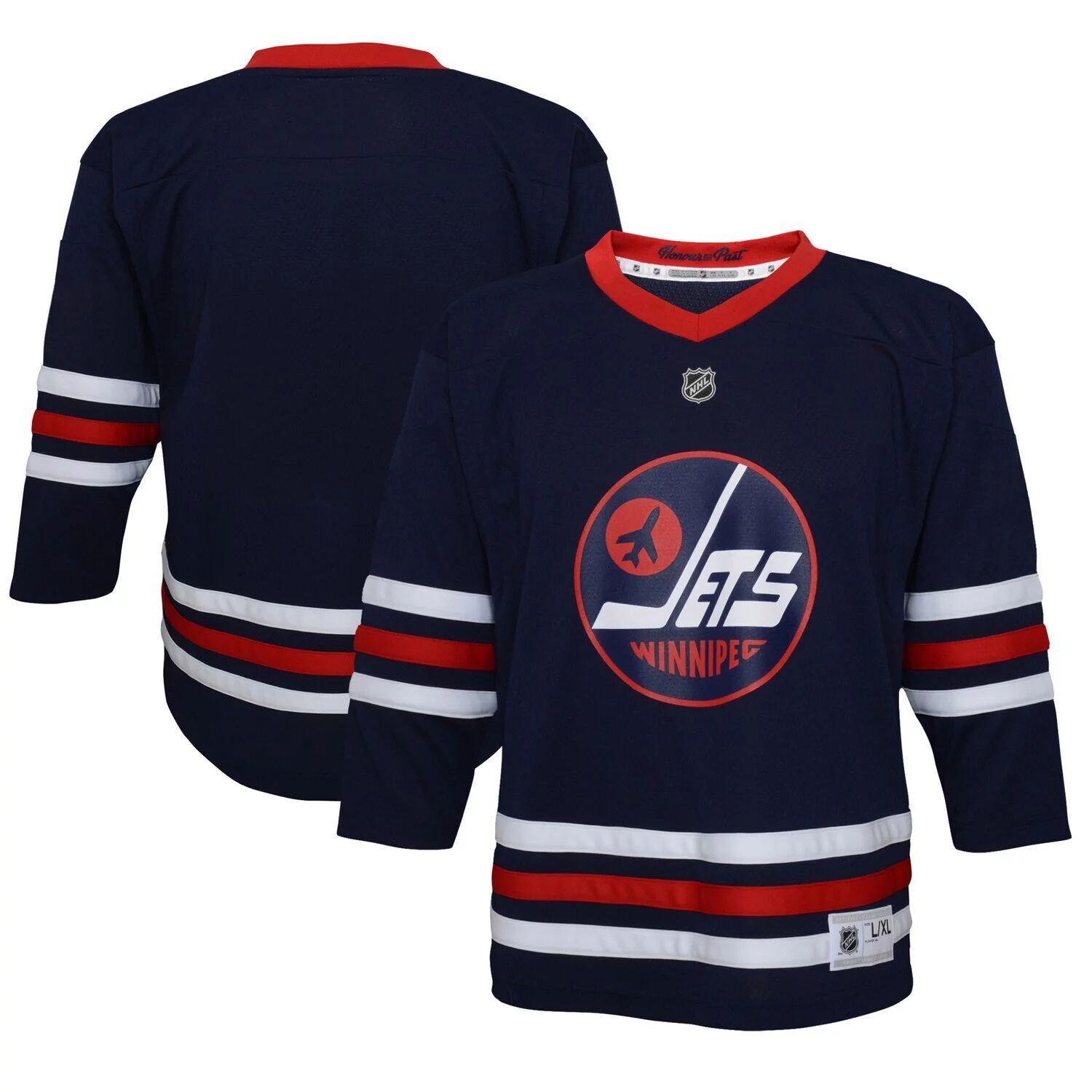 

Альтернативная копия Джерси Infant Navy Winnipeg Jets 2021/22 Outerstuff