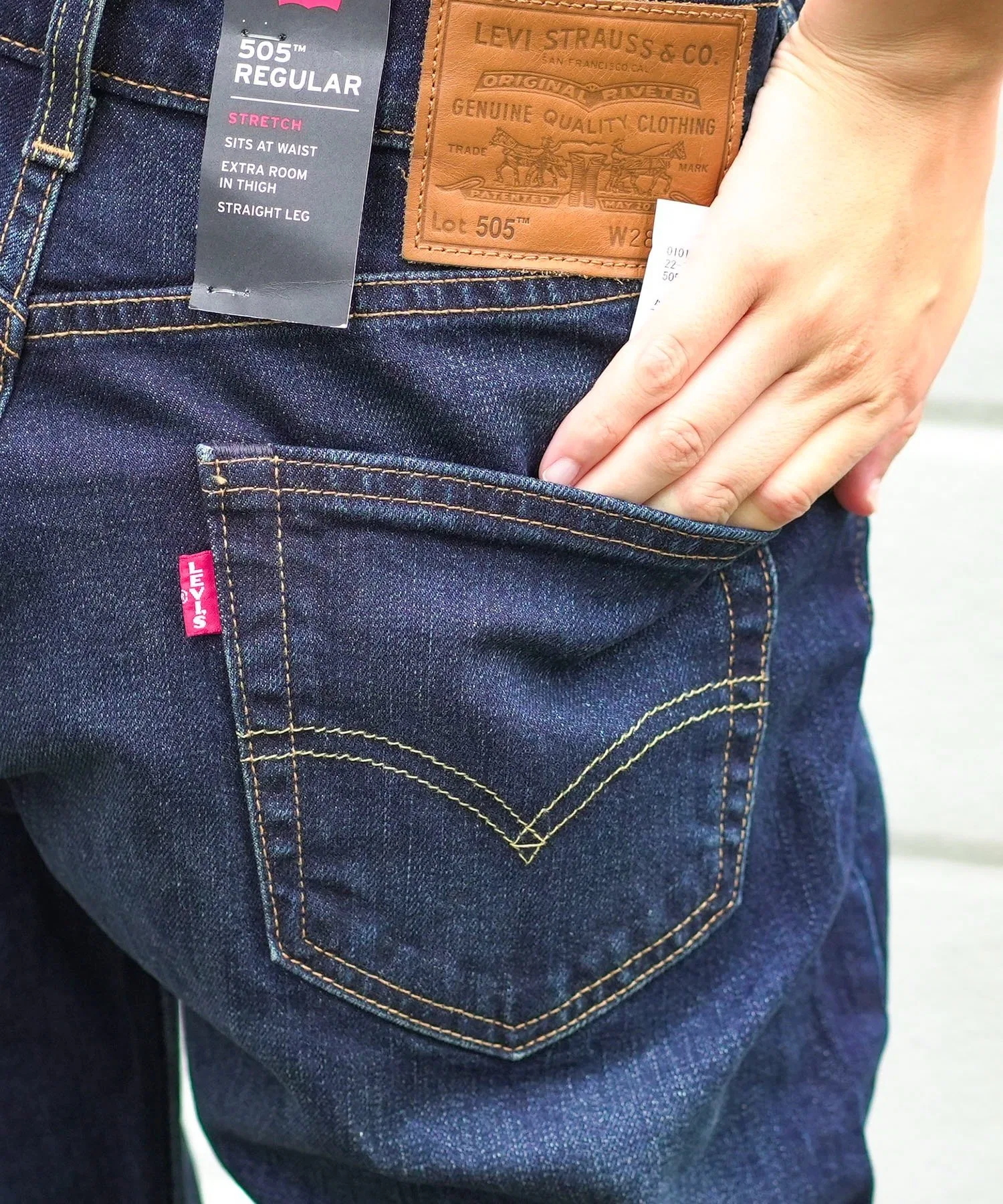 Джинсы Levi's/(M)505 Regular Straight 005051556 Levi'S, Tannin