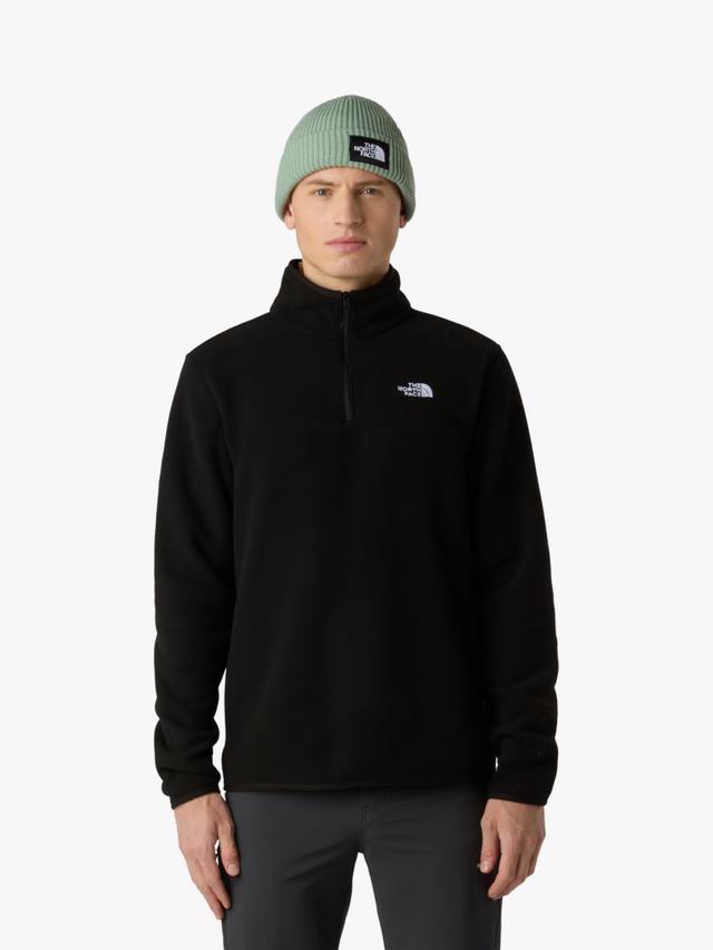 

Мужская флисовая кофта Glacier с молнией на четверть The North Face, Black