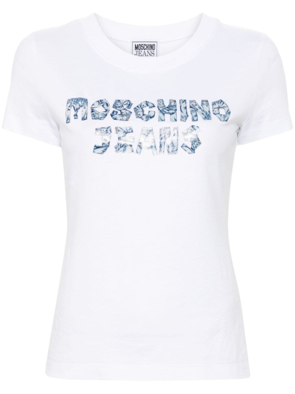 

MOSCHINO JEANS футболка с логотипом, белый