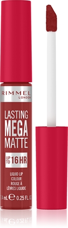 

Легкая матовая жидкая помада 16 ч Rimmel Lasting Mega Matte, Fire Starter 7,4 ml