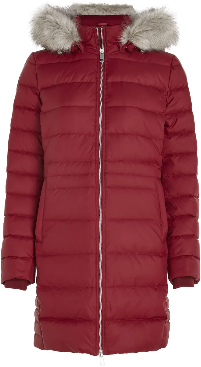 

Пуховик Tommy Hilfiger Curve "CRV TYRA DOWN COAT OF FUR", PLUS SIZE CURVE, цвет Rouge