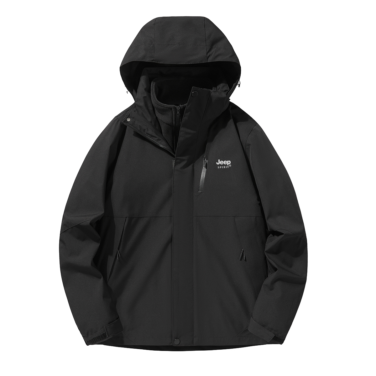 

Ветровка унисекс JEEP SPIRIT, Black/Beige Rabbit Gray