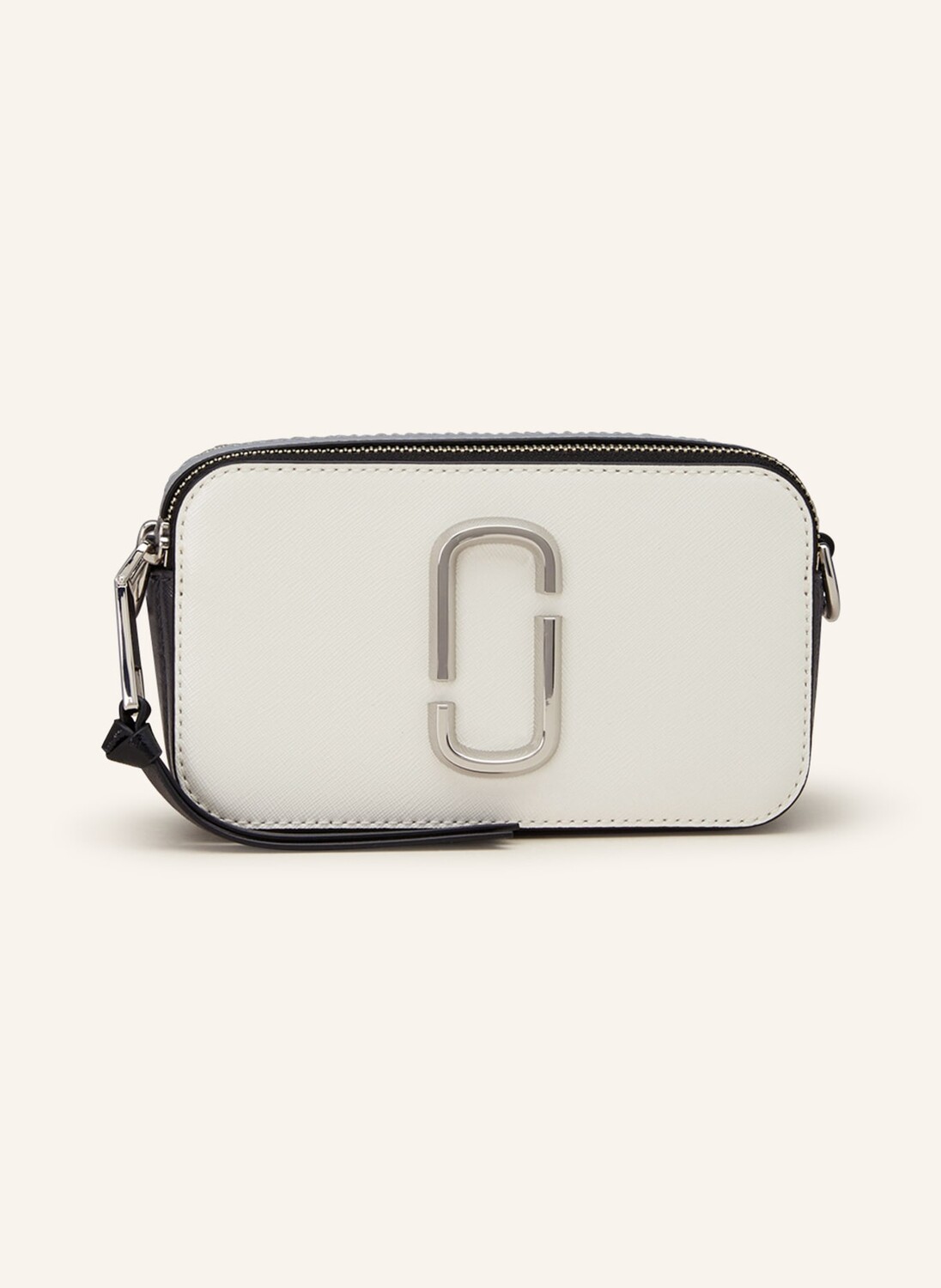 

Сумка на плечо из сафьяновой кожи snapshot MARC JACOBS, цвет SCHWARZ/WEISS/SILBER