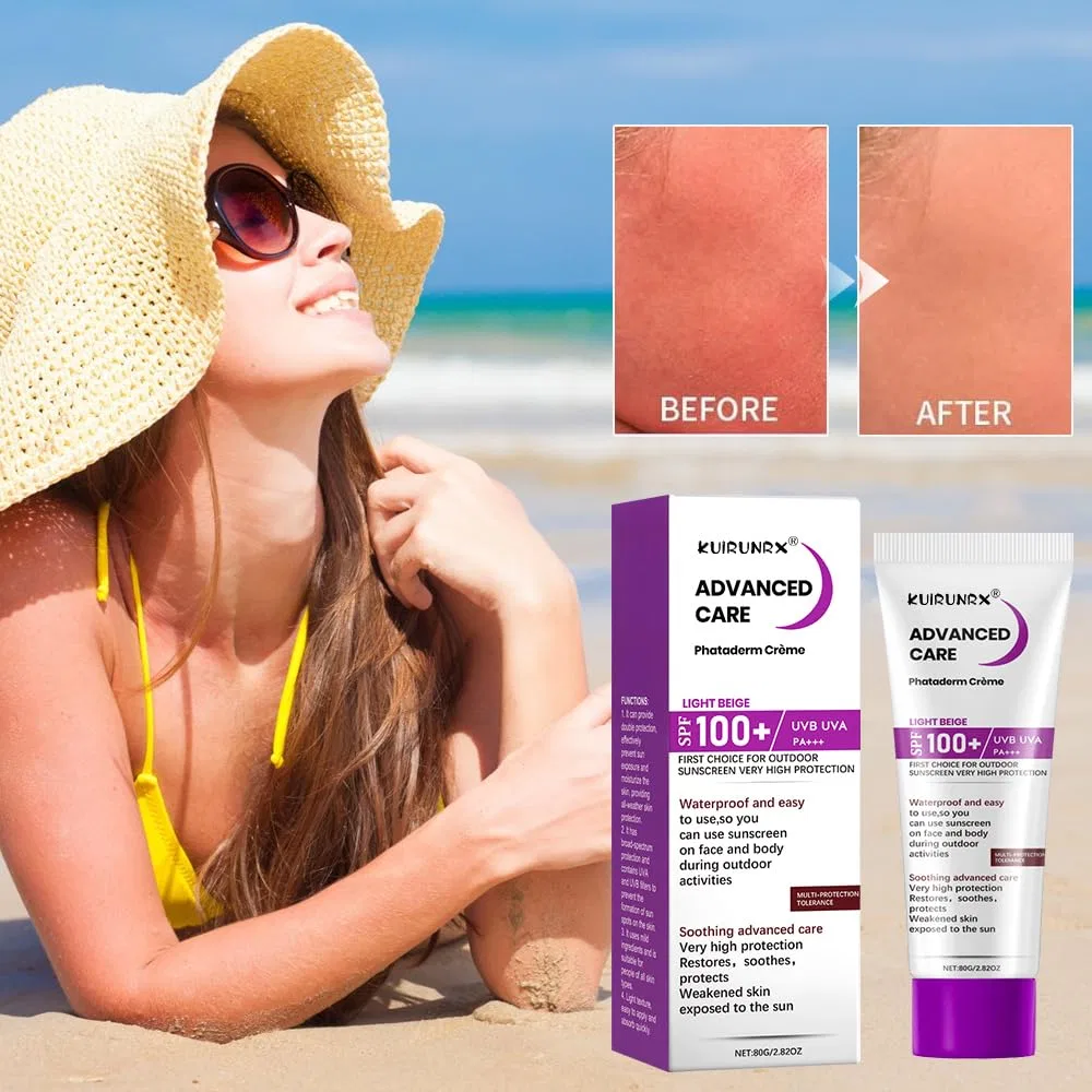 Солнцезащитный крем для тела SPF 100+, 80 г Kuirunrx — фото 2