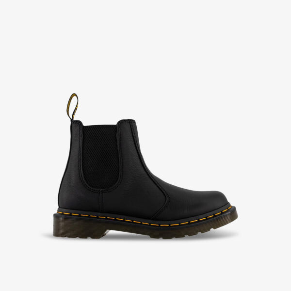 Кожаные ботинки челси 2976 с отстрочкой в тон Dr. Martens, черный