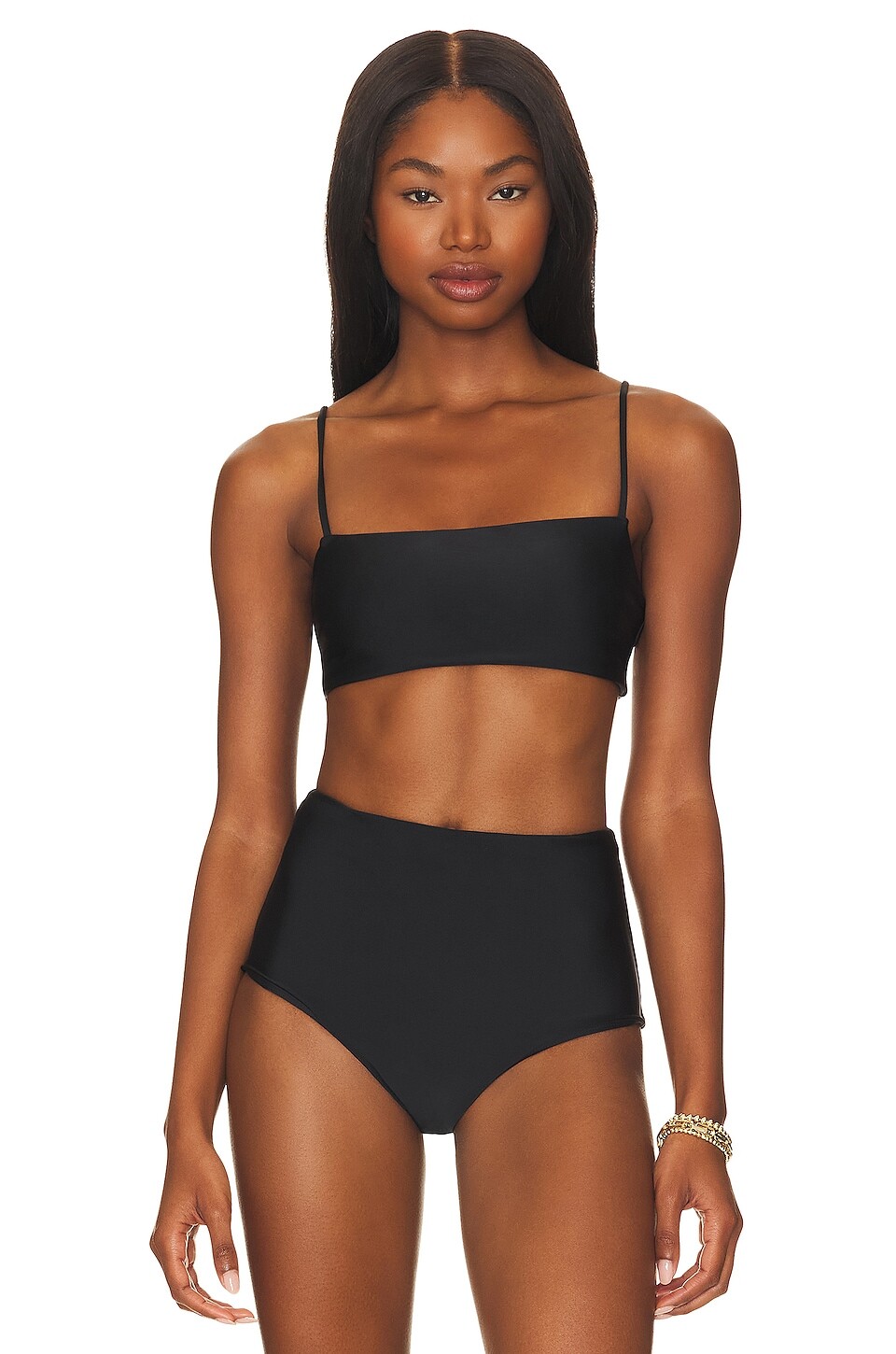 

Топ бикини MIKOH Strength Shelly, нуар