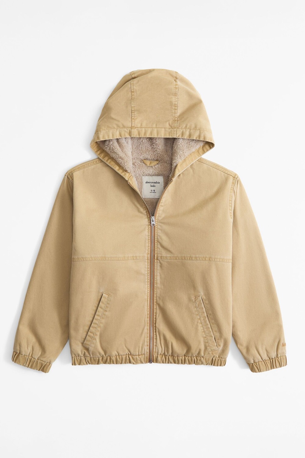 

Куртка с капюшоном на молнии Abercrombie & Fitch, коричневый