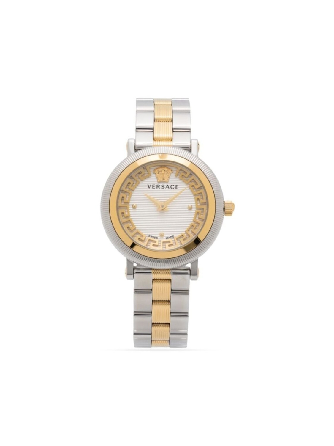 

Наручные часы Greca Flourish 35 мм Versace, серебряный