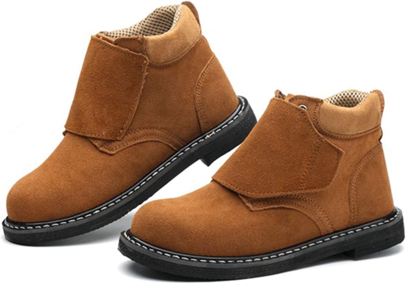 

Защитная обувь для мужчин с стальным носком, кроссовки для работы, легкие ботинки, дышащие промышленные кроссовки для женщин и мужчин (Цвет: желтый, Размер: 12.5 US) Hisxus