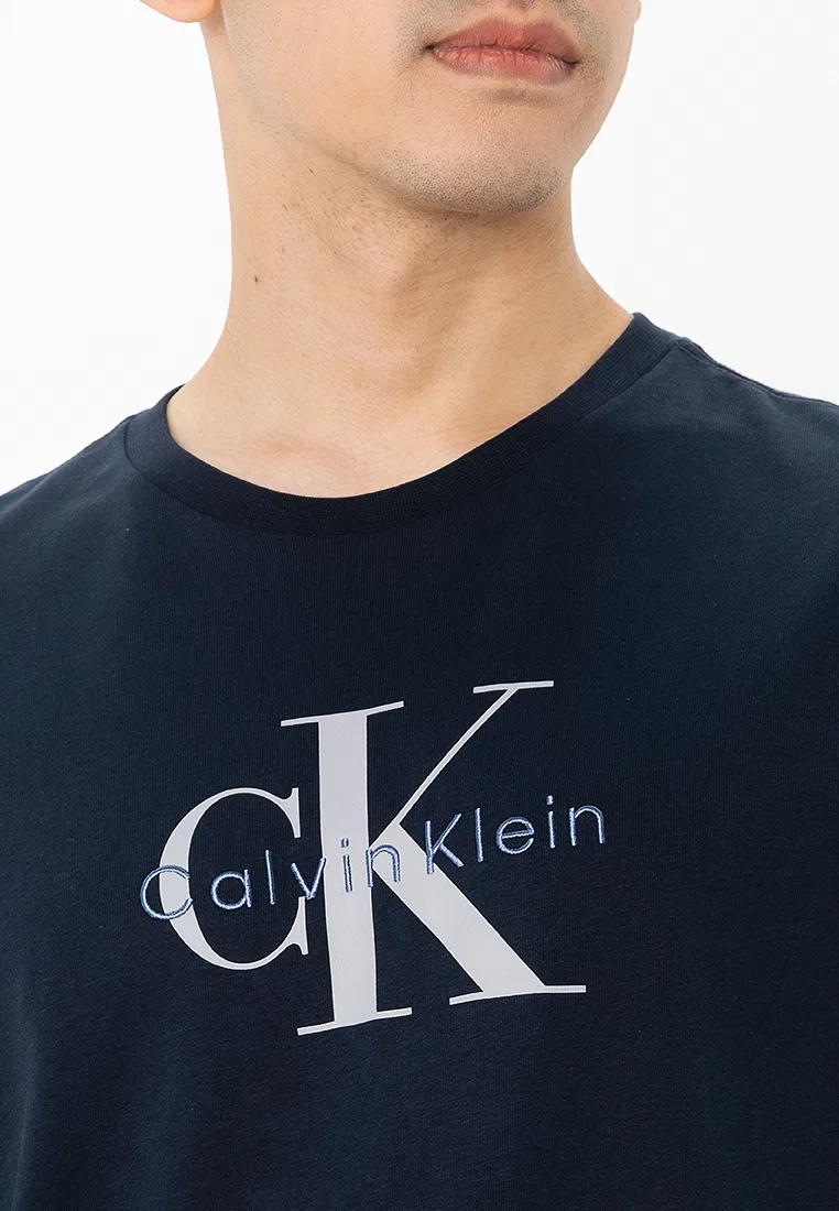Футболка с логотипом, Calvin Klein Jeans, темный сапфир — фото 3