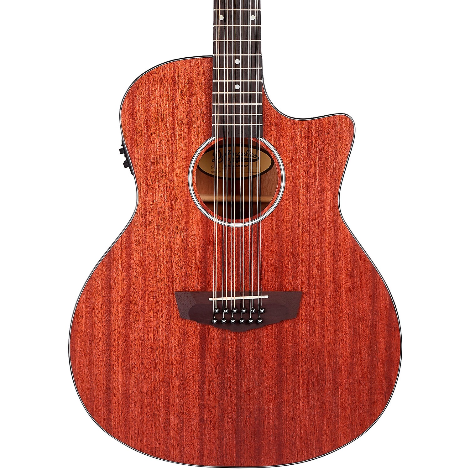 

D'Angelico Premier Series Fulton LS 12-струнная акустическая электрогитара с вырезом Grand Auditorium из красного дерева сатин