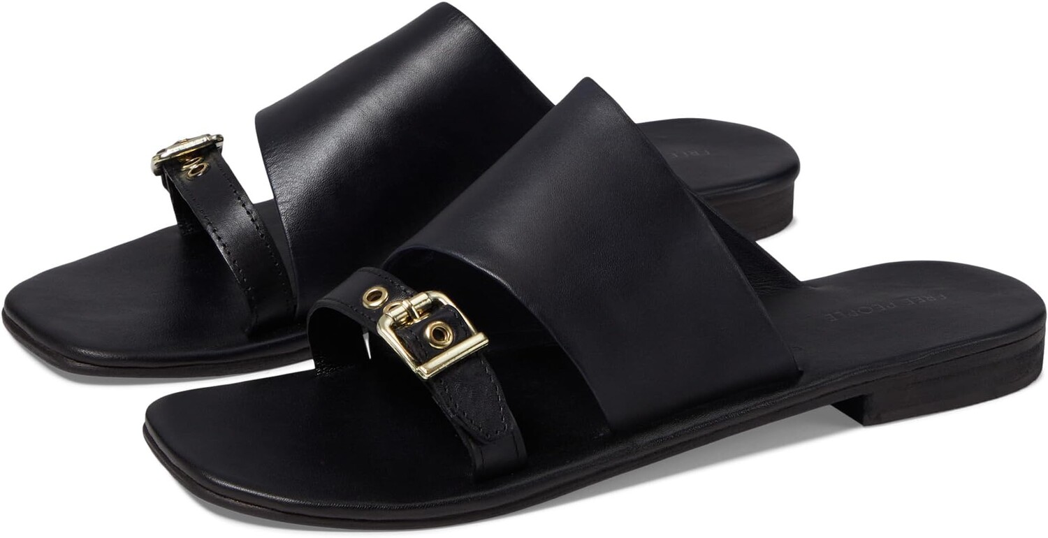 Сандалии Free People Mila Minimal Flat Sandal, черный