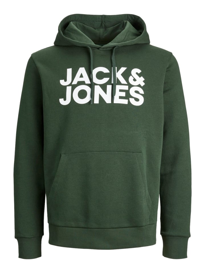 

Толстовка Jack & Jones, цвет hoodie 'jjecorp logo' grün
